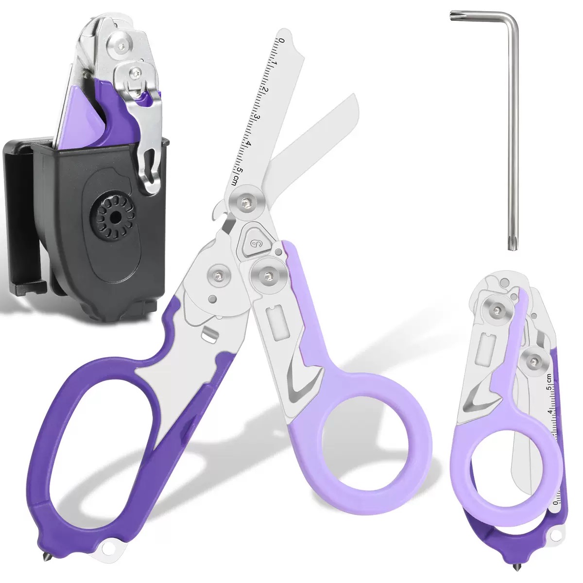 6-in-1-Multifunktions-Rettungswerkzeug: Multifunktionale medizinische Schere