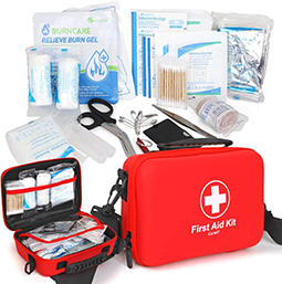 Wasserdichtes EVA-Hartschalen-Erste-Hilfe-Set mit Schultergurt – individuelle Farbe, komplette medizinische Notfallversorgung für Auto, Zuhause, Reisen, Camping und Outdoor-Abenteuer