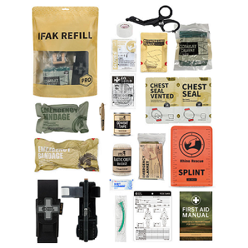 IFAK-Beutel mit einem Fach und selbststehendem Design